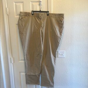 Lee Women's Tan Straight Leg Pants 30W Long